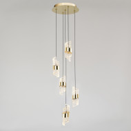 Каскадная люстра DeLight Collection MD23001022-5A gold Каскадная люстра DeLight Collection MD23001022-5A gold