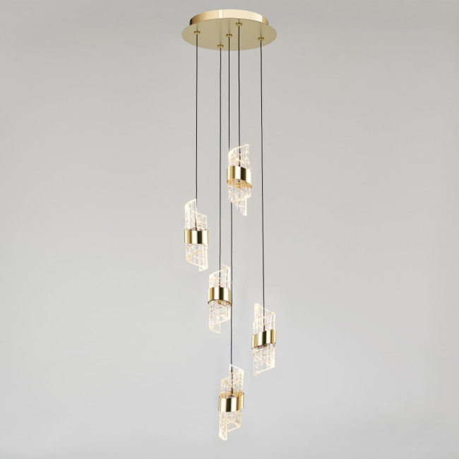 Каскадная люстра DeLight Collection MD23001022-5A gold Каскадная люстра DeLight Collection MD23001022-5A gold