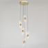 Каскадная люстра DeLight Collection MD23001022-5A gold Каскадная люстра DeLight Collection MD23001022-5A gold