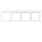 Рамка четырехместная Jung EPD484WWM