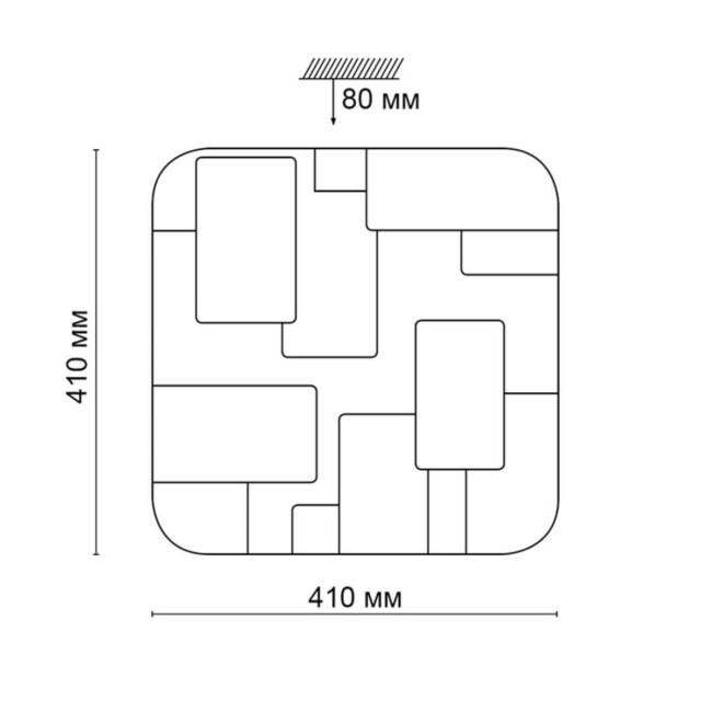 Настенно-потолочный светодиодный светильник Sonex Nores 2085/DL