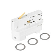 Адаптер для трехфазного трекового светильника Arlight LGD-4TR-ADAPTER-2-WH (D) (IP20 Пластик) 056702