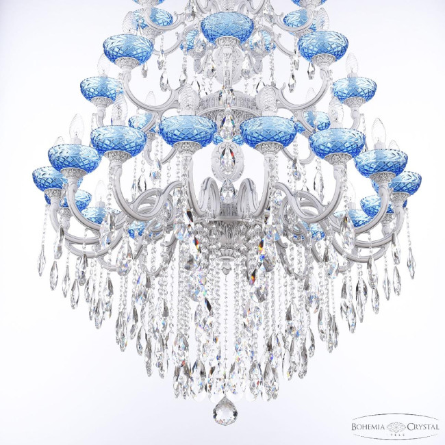Подвесная люстра Bohemia Ivele Crystal AL78101/16+8+8/300/3d B WMN P Aquamarine/M-1F Подвесная люстра Bohemia Ivele Crystal AL78101/16+8+8/300/3d B WMN P Aquamarine/M-1F