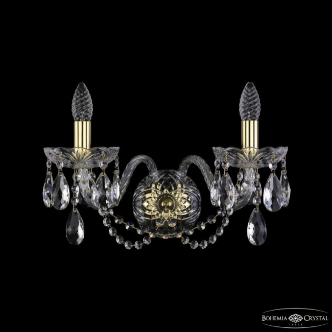 Бра Bohemia Ivele Crystal 1402B/2/195/XL G Бра Bohemia Ivele Crystal 1402B/2/195/XL G