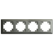 Рамка четырехместная Stekker PFR00-7004-06 Катрин 39810 Рамка четырехместная Stekker PFR00-7004-06 Катрин 39810