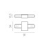 Питание трековое однофазное к 50202X-P, 50203X-P Barra Lightstar 502187-P Питание трековое однофазное к 50202X-P, 50203X-P Barra Lightstar 502187-P