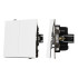 Механизм выключателя управления шторами Arlight SWT-TENDO-MKR2-PL-WH (230V, 10A) 054138 Механизм выключателя управления шторами Arlight SWT-TENDO-MKR2-PL-WH (230V, 10A) 054138
