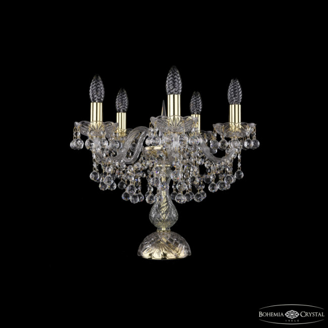 Настольная лампа Bohemia Ivele Crystal 1409L/5/141-39 G Настольная лампа Bohemia Ivele Crystal 1409L/5/141-39 G