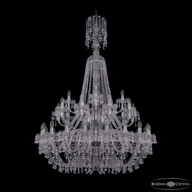 Подвесная люстра Bohemia Ivele Crystal 1410/20+10+5/400/XL-160/2d Ni V0300