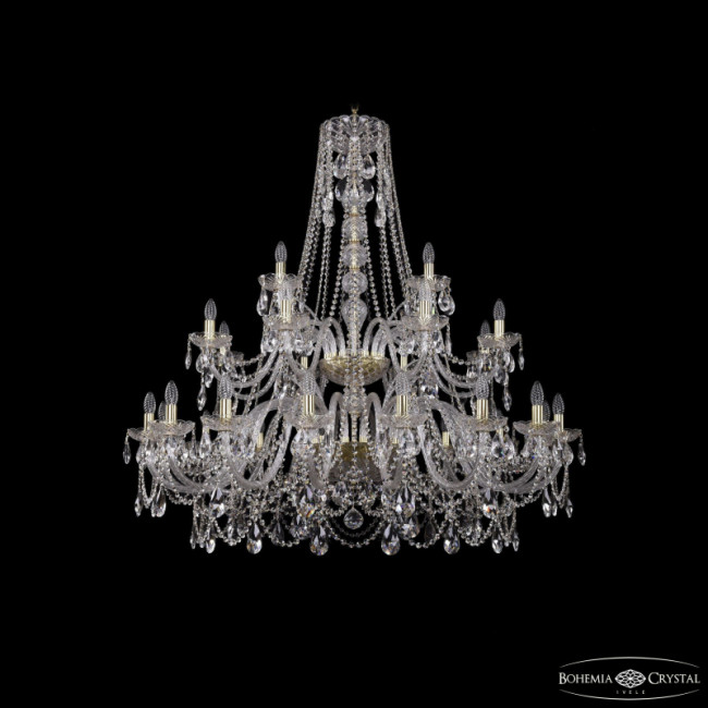 Подвесная люстра Bohemia Ivele Crystal 1411/16+8+4/460/2d G
