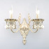 Бра Eurosvet 3281/2 белый с золотом/тонированный хрусталь Strotskis Бра Eurosvet 3281/2 белый с золотом/тонированный хрусталь Strotskis