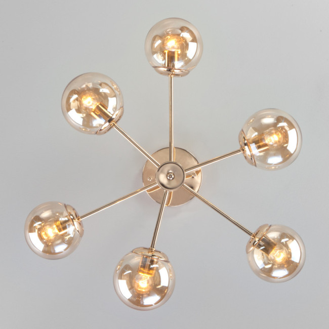 Люстра на штанге Eurosvet 30166/6 золото