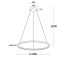 Подвесная люстра Italline IT013-6028 gold 3000K