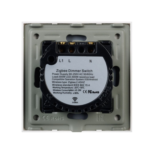 Светорегулятор сенсорный с Zigbee управлением Arlight SWT-OMALI-SD3-ZB-WH (250V, 500W) 050053 Светорегулятор сенсорный с Zigbee управлением Arlight SWT-OMALI-SD3-ZB-WH (250V, 500W) 050053