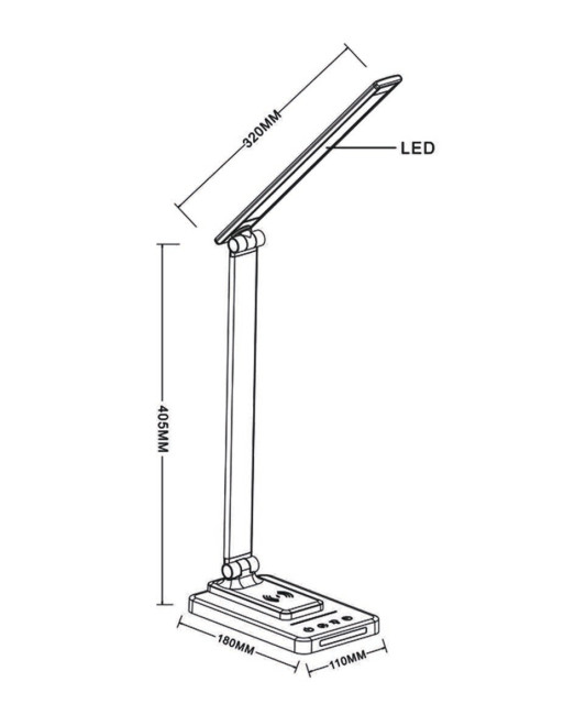 Настольная лампа Arte Lamp William A5122LT-1WH Настольная лампа Arte Lamp William A5122LT-1WH