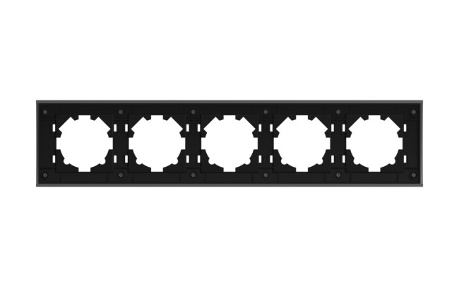 Рамка пятиместная ELBI Zena Platin 500-073600-250 Рамка пятиместная ELBI Zena Platin 500-073600-250