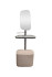 Зеркало с полкой и пуфом Garda Decor 58DB-23177