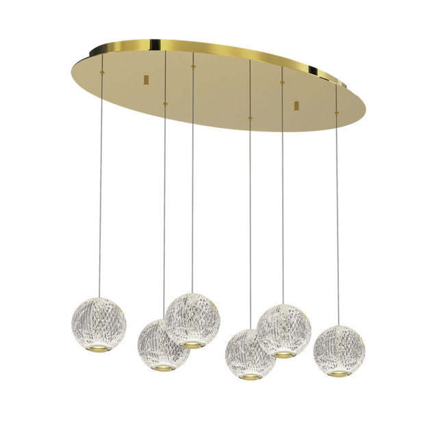 Подвесной светильник MD20001012-6A gold Подвесной светильник MD20001012-6A gold