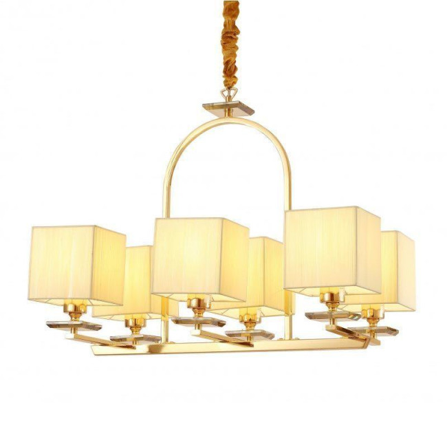 Подвесная люстра Lumina Deco Liniano LDP 17100-6 GD Подвесная люстра Lumina Deco Liniano LDP 17100-6 GD