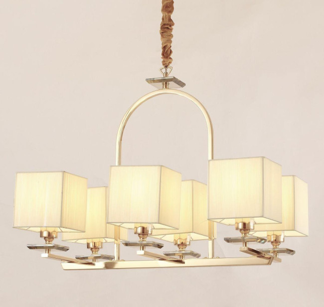 Подвесная люстра Lumina Deco Liniano LDP 17100-6 GD Подвесная люстра Lumina Deco Liniano LDP 17100-6 GD