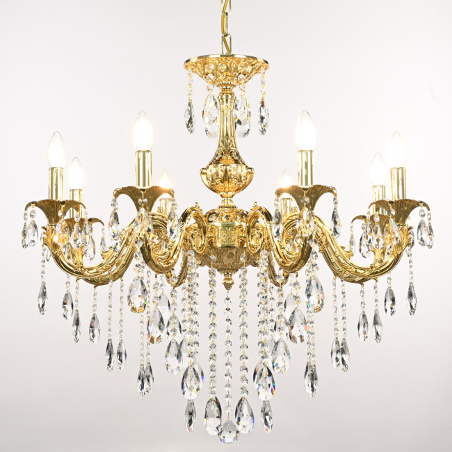 Подвесная люстра Bohemia Ivele Crystal AL79101/8/250 B G Подвесная люстра Bohemia Ivele Crystal AL79101/8/250 B G