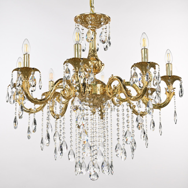Подвесная люстра Bohemia Ivele Crystal AL79101/8/250 B G Подвесная люстра Bohemia Ivele Crystal AL79101/8/250 B G