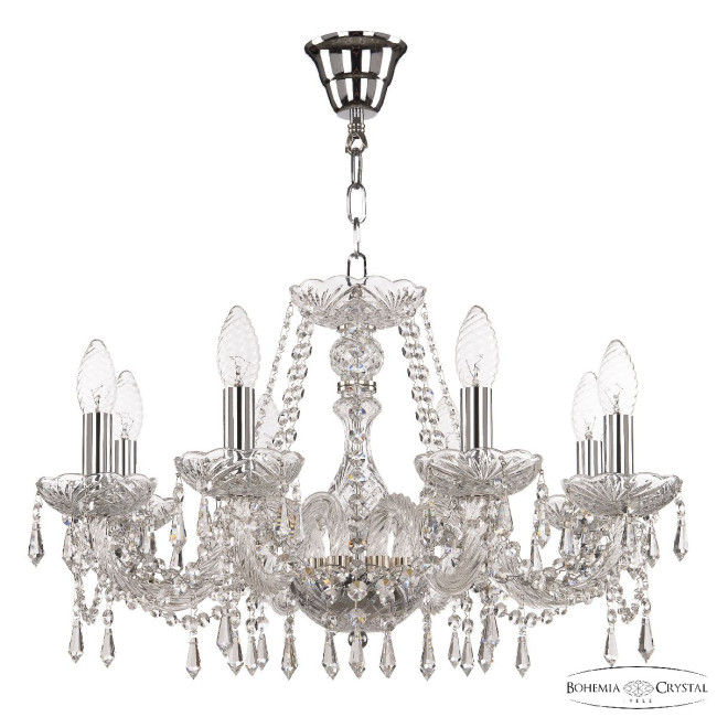 Подвесная люстра Bohemia Ivele Crystal 104/8/195 Ni