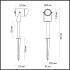 Грунтовый светильник Odeon Light Nature Stima 6647/10GL3 Грунтовый светильник Odeon Light Nature Stima 6647/10GL3