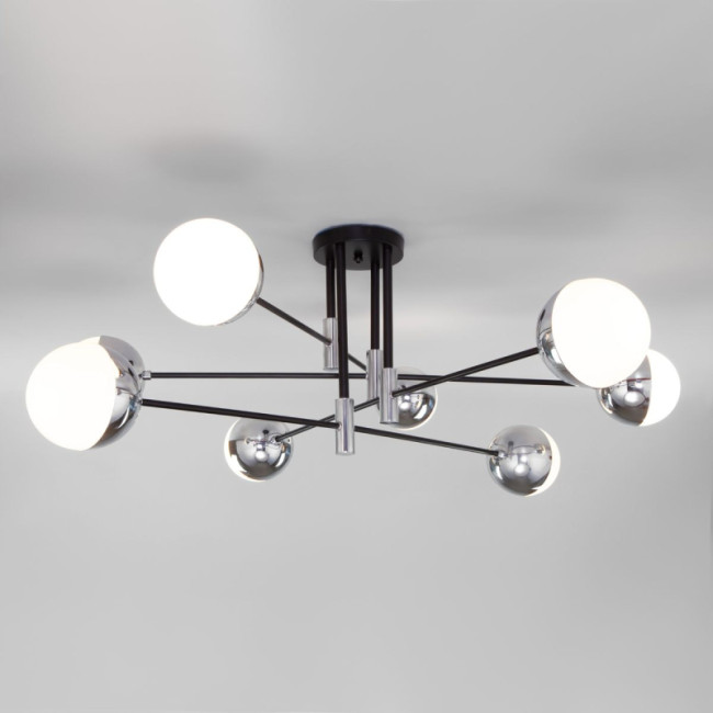 Потолочная люстра Eurosvet Nuvola 70129/8 хром Потолочная люстра Eurosvet Nuvola 70129/8 хром