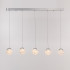 Подвесной светильник MD25030003-5B chrome/clear