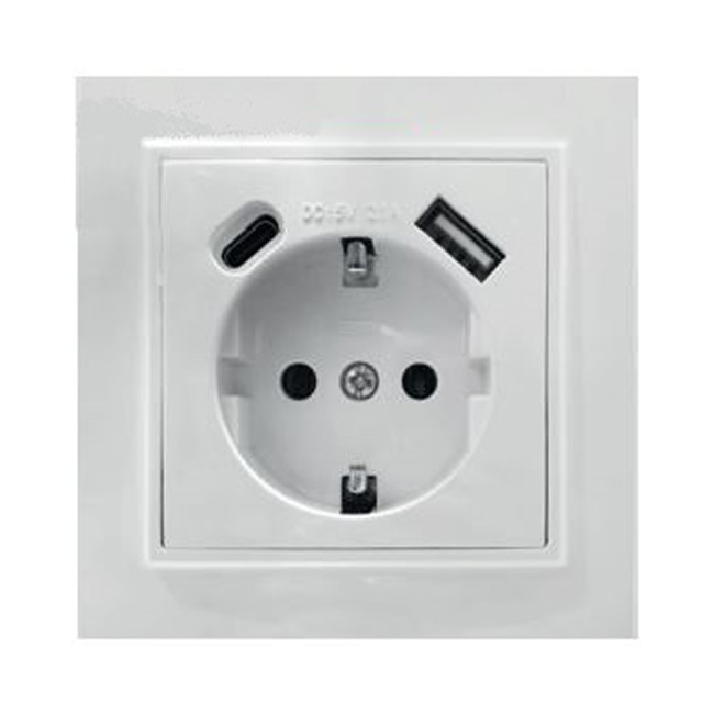 Розетка USB+Type C Stekker Эрна PST16-9016-01 50076 Розетка USB+Type C Stekker Эрна PST16-9016-01 50076