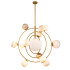 Люстра на штанге Delight Collection Planet KG1122P-13 brass Люстра на штанге Delight Collection Planet KG1122P-13 brass