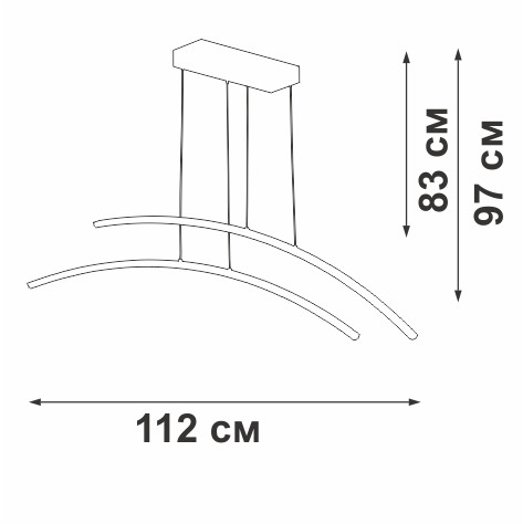 Подвесной светильник Vitaluce V2709-1/2S Подвесной светильник Vitaluce V2709-1/2S