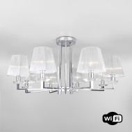 Потолочная люстра Eurosvet Alegria 60125/8 хром Smart (60114/8)