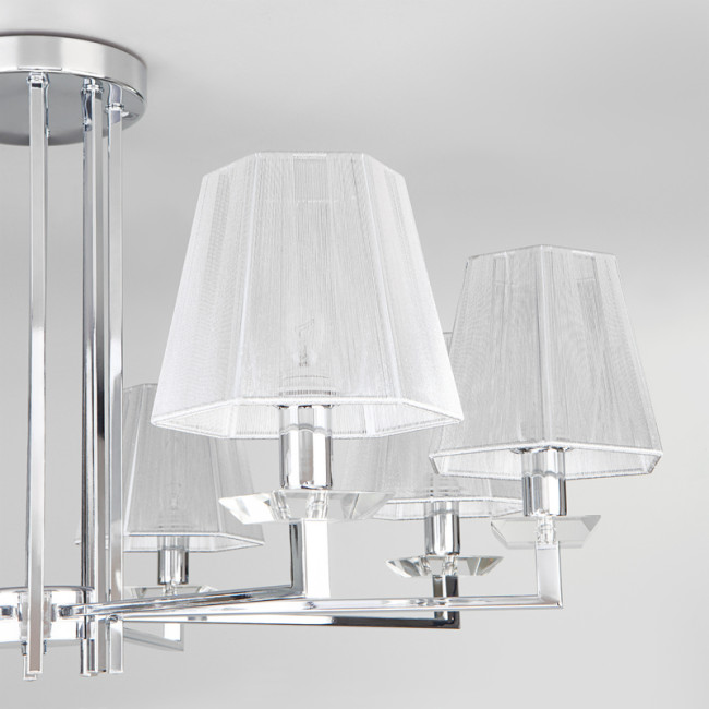 Потолочная люстра Eurosvet Alegria 60125/8 хром Smart (60114/8)