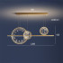 Подвесная люстра Delight Collection XD-120B gold Подвесная люстра Delight Collection XD-120B gold