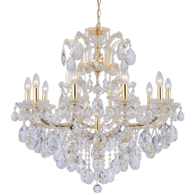 Подвесная люстра Crystal Lux Isabel SP11 Gold/Transparent Подвесная люстра Crystal Lux Isabel SP11 Gold/Transparent