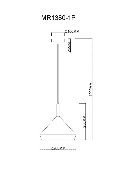 Подвесной светильник MyFar Adele MR1380-1P Подвесной светильник MyFar Adele MR1380-1P