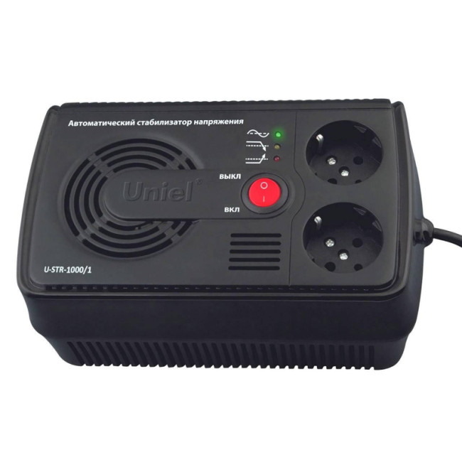 Стабилизатор напряжения Courage (09620) Uniel 1000ВА U-STR-1000/1 Стабилизатор напряжения Courage (09620) Uniel 1000ВА U-STR-1000/1