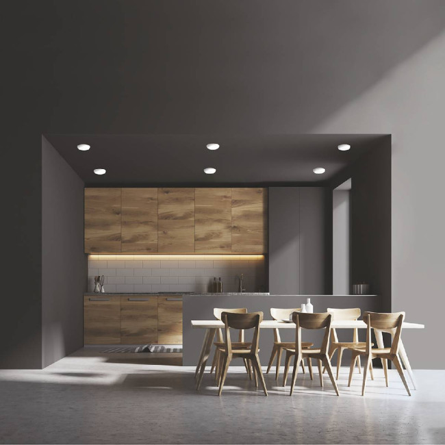 Встраиваемый светодиодный светильник Gauss Frameless круг 967511209