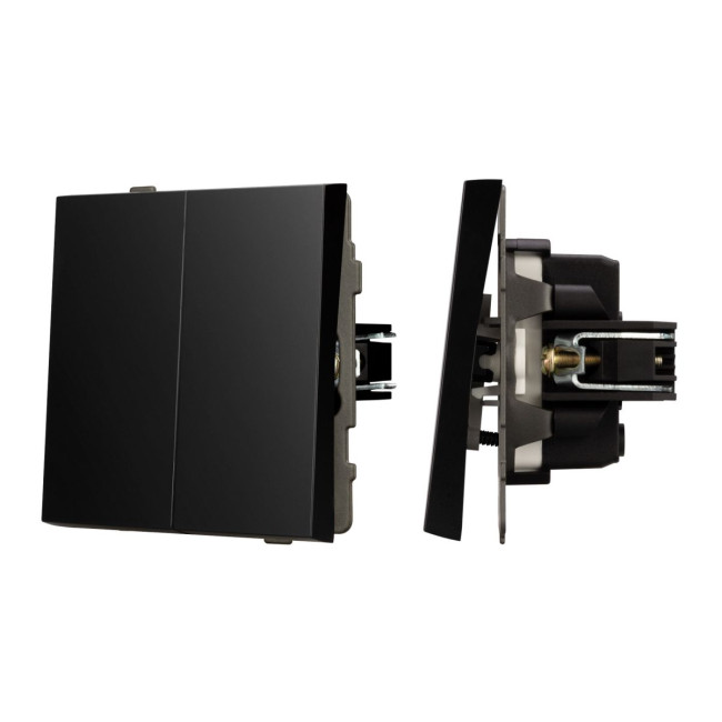 Механизм выключателя управления шторами Arlight SWT-TENDO-MKR2-PL-BK (230V, 10A) 054139 Механизм выключателя управления шторами Arlight SWT-TENDO-MKR2-PL-BK (230V, 10A) 054139