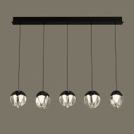 Подвесной светильник MD24001033-5B black/clear