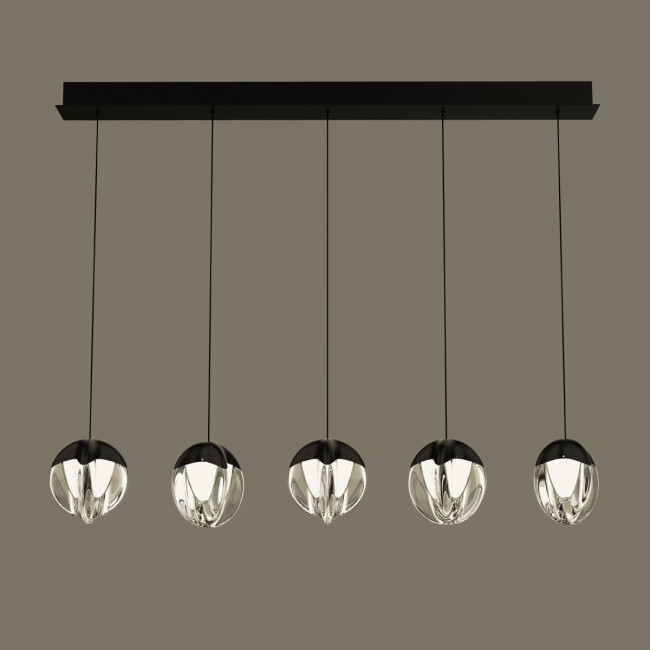 Подвесной светильник MD24001033-5B black/clear Подвесной светильник MD24001033-5B black/clear