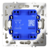 Выключатель с самовозвратом двухклавишный Voltum S70 VLS020605 (сталь)