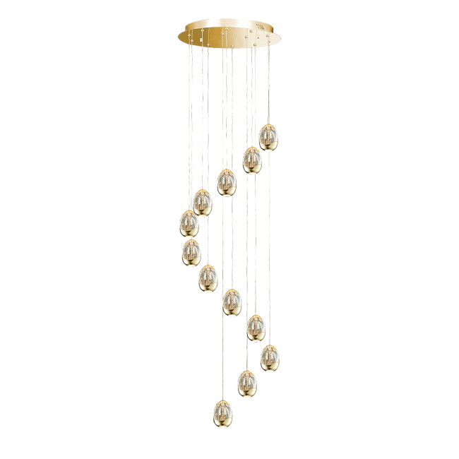 Каскадная люстра Delight Collection Terrene MD13003023-12A gold Каскадная люстра Delight Collection Terrene MD13003023-12A gold
