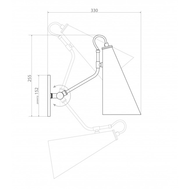 Бра Covali WL-38030 Бра Covali WL-38030