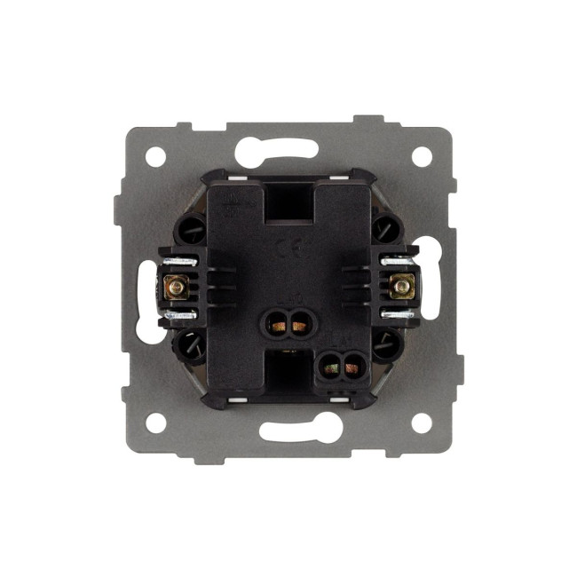 Механизм выключателя одноклавишный непроходной Arlight SWT-MK01-PL-WH-V (250V, 10A) 049867 Механизм выключателя одноклавишный непроходной Arlight SWT-MK01-PL-WH-V (250V, 10A) 049867