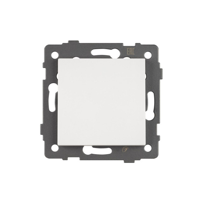 Механизм выключателя одноклавишный непроходной Arlight SWT-MK01-PL-WH-V (250V, 10A) 049867 Механизм выключателя одноклавишный непроходной Arlight SWT-MK01-PL-WH-V (250V, 10A) 049867