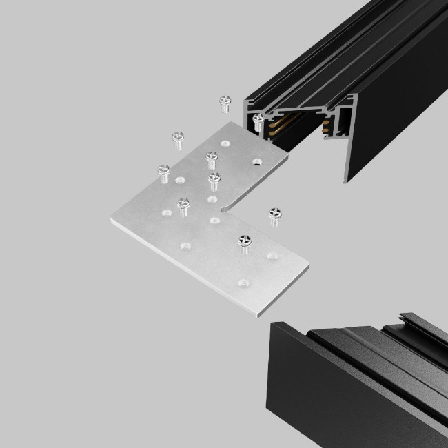Соединитель угловой для шинопровода Maytoni Accessories for tracks Gravity TRA010CL-21 Соединитель угловой для шинопровода Maytoni Accessories for tracks Gravity TRA010CL-21