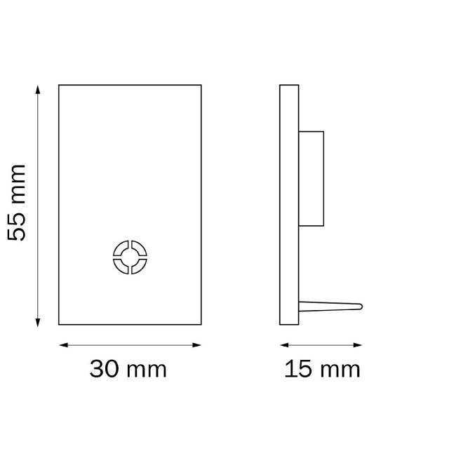 Заглушка концевая трековая однофазная Lightstar Teta 505166